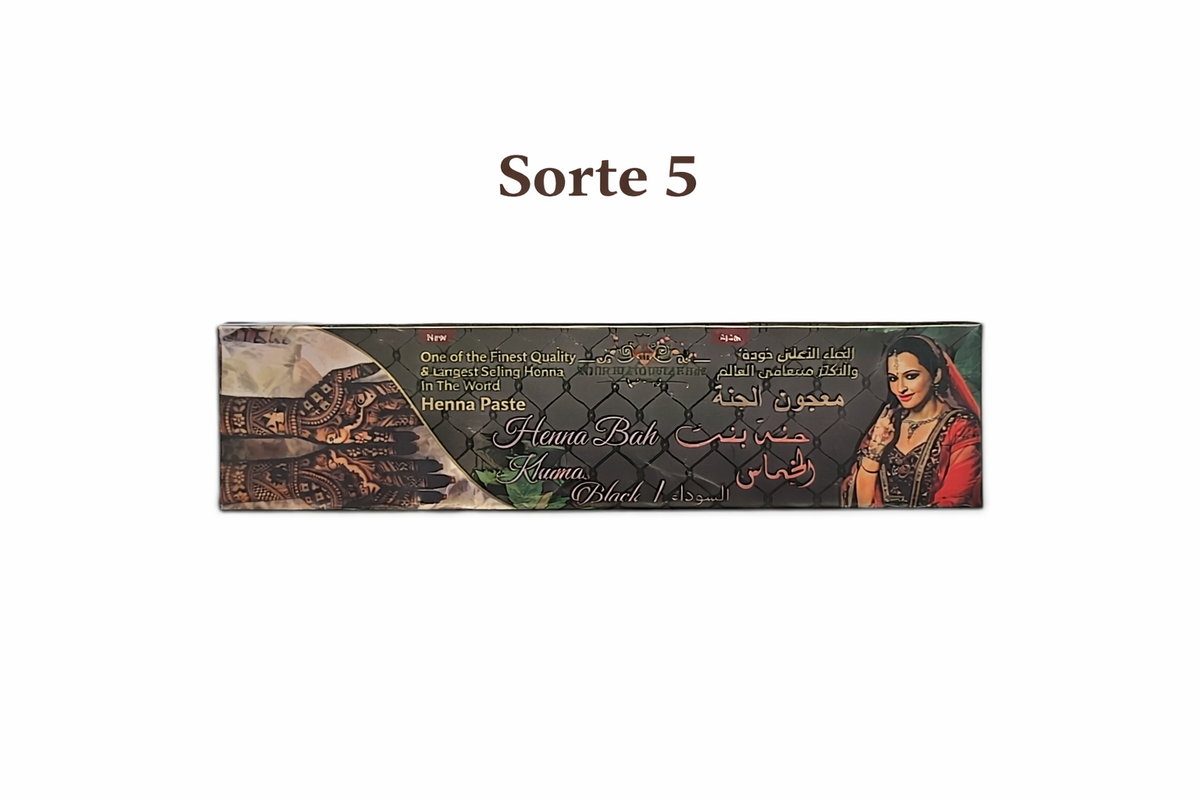 Henna Paste - verschiedene Sorten