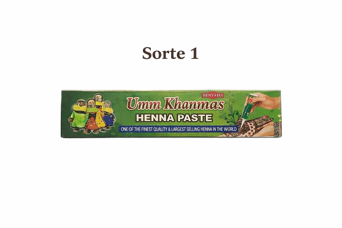 Henna Paste - verschiedene Sorten