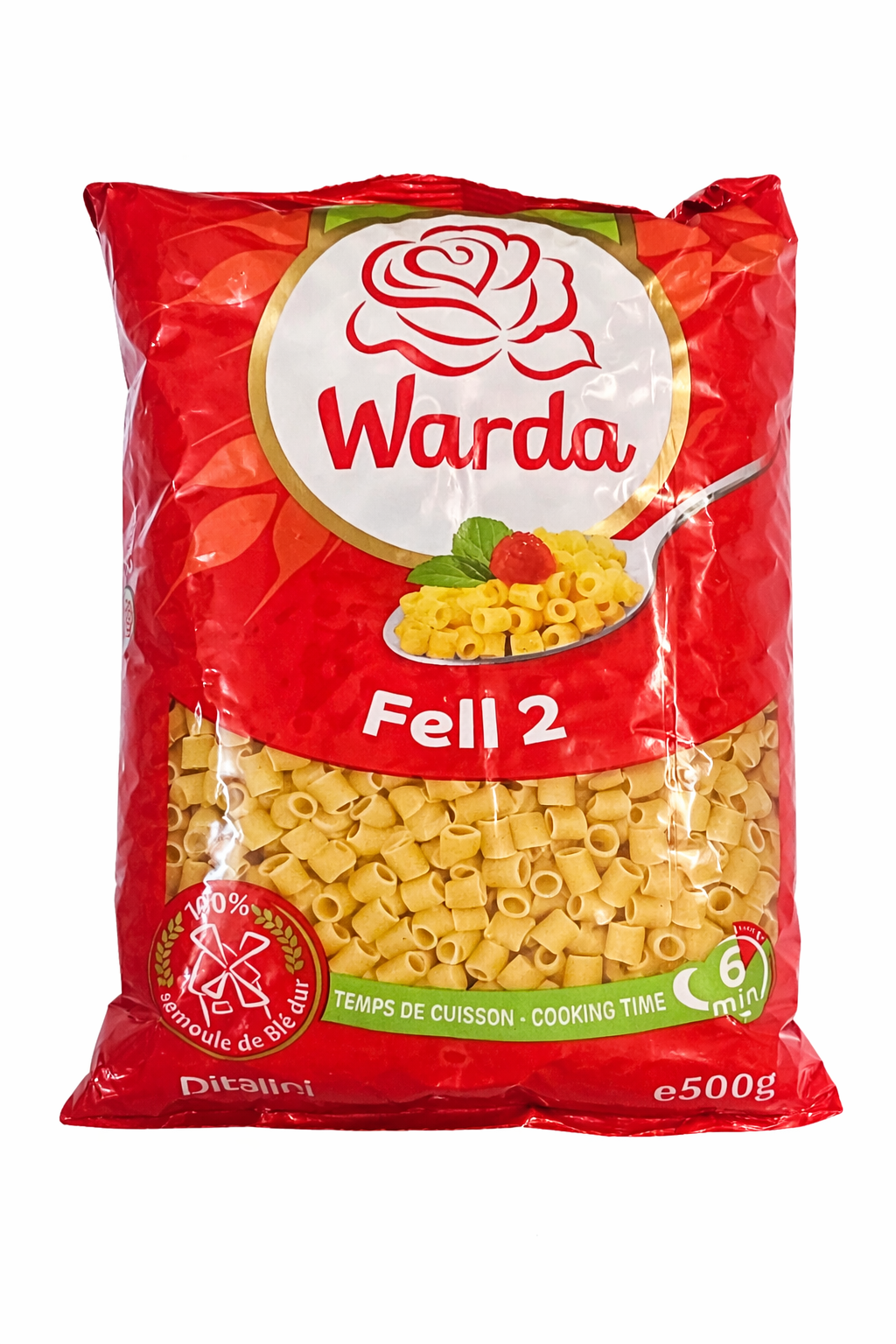 Warda Nudeln - verschiedene Sorten