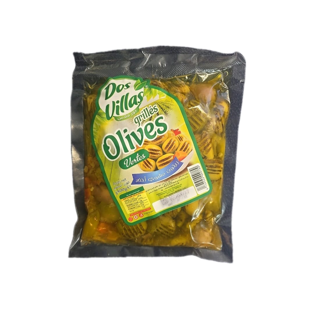 Gegrillte Oliven - verschiedene Sorten