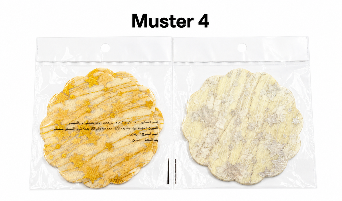 Keks Dekoration Größe 4.5 - verschiedene Muster