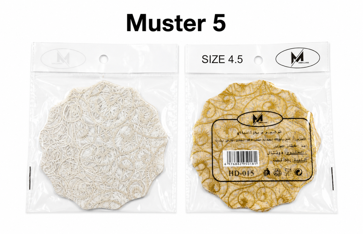 Keks Dekoration Größe 4.5 - verschiedene Muster